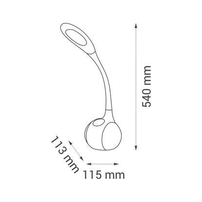 Nilsen LED MAGIC černá stolní lampa 7W 230lm US004