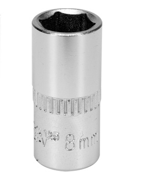 Yato 8mm 1/4" 6bodová CV zásuvka krátká YT-14125