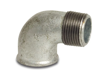 Koleno 90 stupňů GWxGZ 2 1/2" pozinkovaná litina