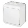 Karlik jednopólový, přisazený vypínač IP54, bílý Junior WHE-1