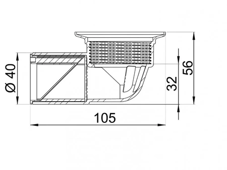 Suchý vanový sifon Purus Pum 8571714