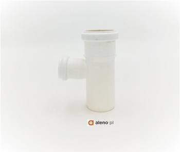 Bílé redukční triko na odpadní vodu 50x32x90