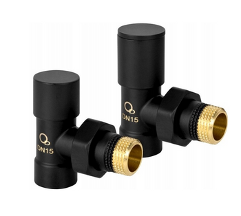 Sada úhlových radiátorových ventilů Diamond ART.434.ZEST.ANGLE.CZ