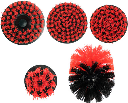 Yato sada kartáčů pro vrtačku 5 kusů šestihranná YT-47777