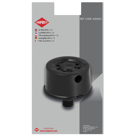 Vzduchový filtr Airpress pro kompresor M16 x 1,5 4304033