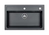 Alveus Atrox Granital 40 dřez, černý, 1miska se sifonem 1140447