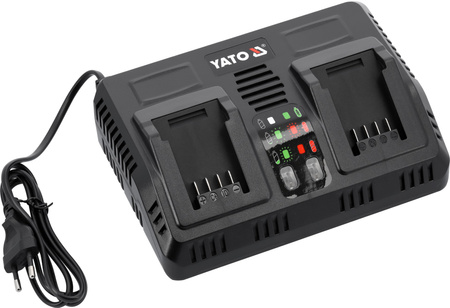 Inteligentní duální 18V 4,5A nabíječka Yato YT-828501