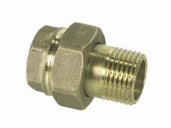 Diamantové šroubení radiátoru rovné s O-kroužkem 3/4" ART.51-20.P-SRUB