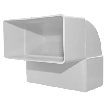 Dospel konektor vertikální ploché koleno D/KPI 110x55 007-0222