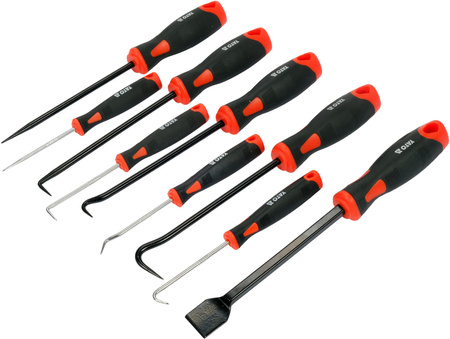 Yato 9dílná sada háčků s rukojetí YT-08426