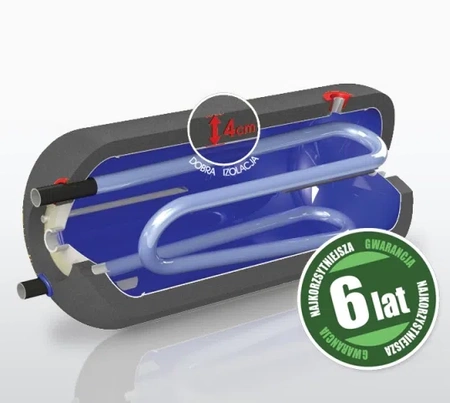 Elektromet horizontální polystyrenová nádrž WGJ-G Max 120l s dvojitým hadem 203-12-200