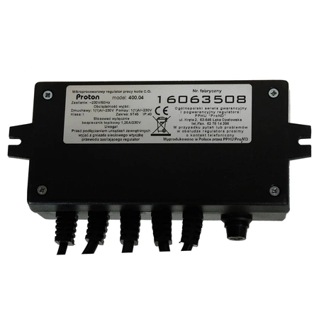 Regulátor Domer Proton pro napájecí kotel CO 400.04