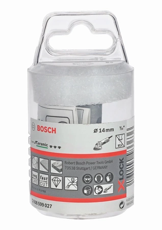 Diamantová fréza Bosch Best for Ceramic Dry Speed 14x30 se systémem X-LOCK 2608599027