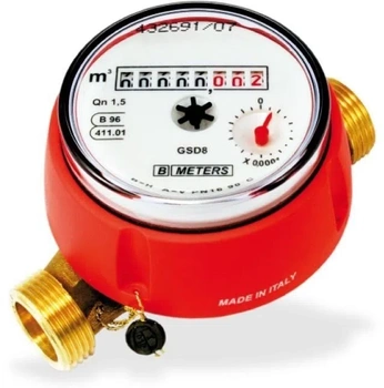 Vodoměr Bmeters DN15 antimagnetický na teplou vodu GSD8