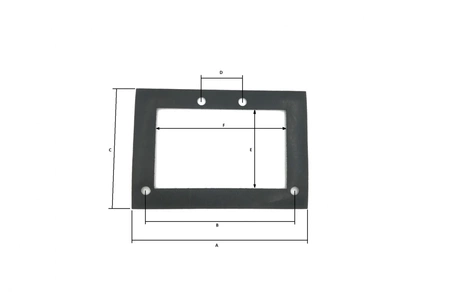 Velké těsnění ventilátoru sporáku