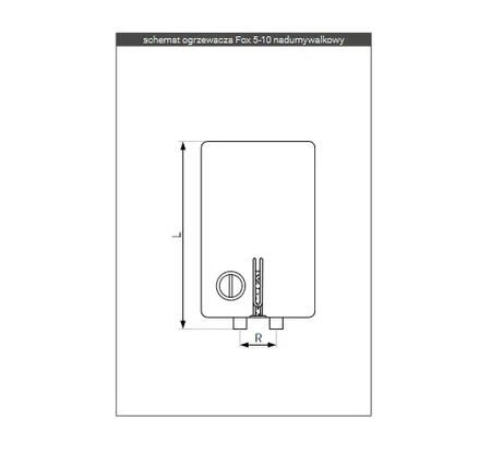 Galmet elektrický ohřívač vody Fox 5l nad dřez 01-005970