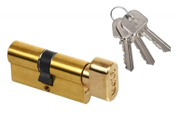 Vložka válce LOB Yeti WY501 s mosazným knoflíkem 40/45 WK-LE-868