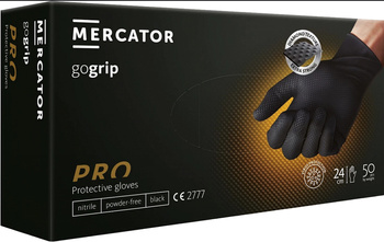 Arhem Nitrilové rukavice Gogrip Black vel. XL ARH 71 507-XL