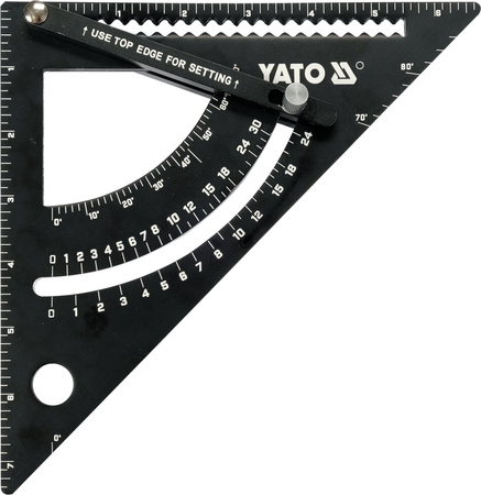 Kovový úhloměr Yato excentrický 170mm YT-70782