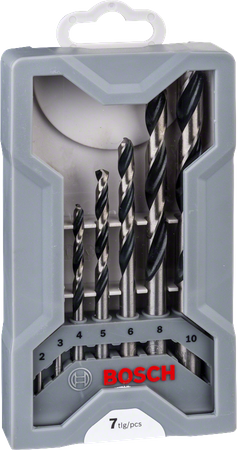 Bosch 7dílná sada spirálových vrtáků HSS PointTeQ Mini X-Line 2608577347
