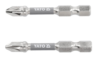 Bity Yato 1/4 "x50mm PZ2 Ni 2 kusy YT-78024
