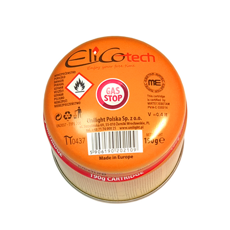 Elico děrovaný univerzální plyn 190g 60190