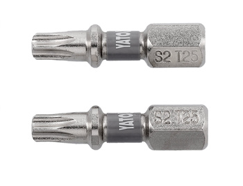 Bity Yato 1/4 "x25mm T25 Ni 2 kusy YT-78014