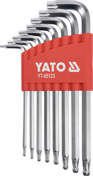 Sada klíčů Yato torx s kuličkou T9-T40 8dílná YT-05123