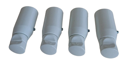 Luxor sada úhlových montážních držáků pro koupelnové radiátory