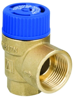 Afriso pojistný ventil pro zásobníky teplé užitkové vody MSW 6bar 1/2"x3/4" 42421