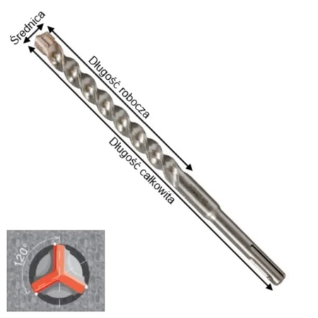 Makita Makbuster vrtačka 7x160mm s držákem SDS Plus P-79463