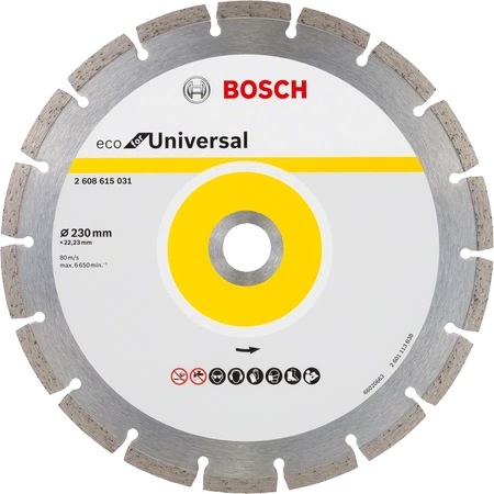 Diamantový řezací kotouč Bosch ECO pro Universal 230mm 2608615031