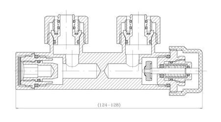 Diamantový kombinovaný termostatický set, hranatý, chrom ART.431.ZEST.ZESP.CH