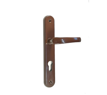 Gamar lakovaná klika dveří s dlouhou deskou 72 pro hnědou vložku 4-3154