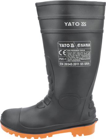 Boty Yato Portland wellingtons s kovovou špičkou velikost 43 YT-80885