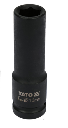 Hluboká rázová hlavice 1/2" 13 mm YT-1033 od společnosti Yato 