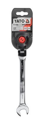Ráčnový klíč Yato s ráčnou a kloubem 22 mm YT-1688