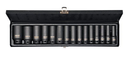 Sada hlubokých nástrčných hlavic Yato1/2" 10-32mm 15ks YT-1055