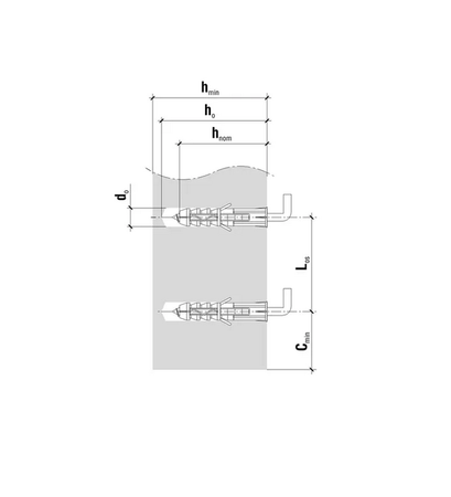 Wkręt-Met rozšiřovací zástrčka s přímým háčkem 6x30mm PX-06