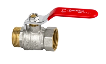 Diamantový kulový kohout 1" DN25 s ucpávkou ART.2461-25.WZ