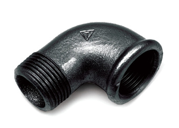 Koleno diamantové WZ GWxGZ 1 1/4" černá litina CZ-1092.KOL-32.WZ