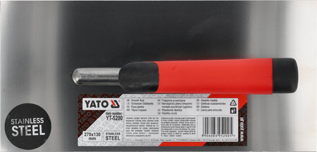 Yata nerezové hladítko na omítku 270x130mm YT-5200