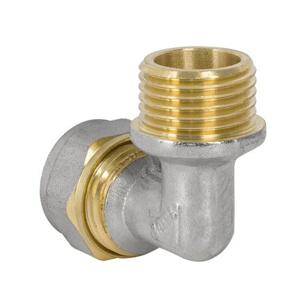 Koleno diamantové PEX-AL-PEX vnější závit 16x1/2" FTN-005.1/2x16.KOL-C