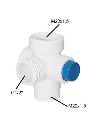 Dafi bílý sprchový spínač NPN3100BIA