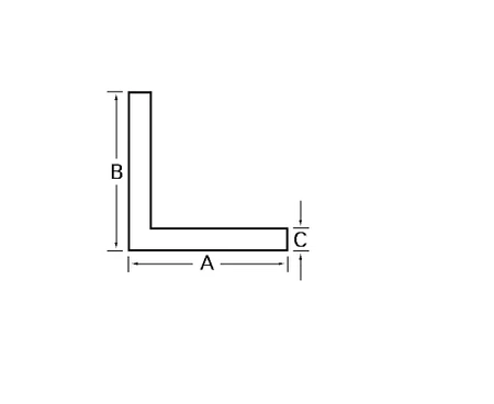 Hliníkový úhelník 30x15x2,0mm 1mb PA38