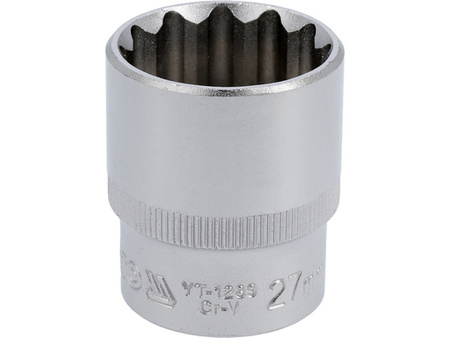 Yato 12úhelníková zásuvka 1/2" 27mm YT-1289