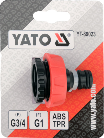 Konektor vodovodního kohoutku Yato 3/4"-1" YT-89023