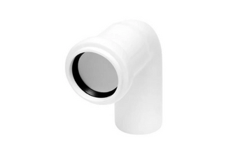 Kanalizační koleno Aquer 90 stupňů 32mm bílé