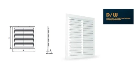 Doplňková větrací mřížka Classic D/140 W bílá 007-0169