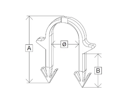 Přibalené manžetové knoflíčky Kozoroh pro taker 50mm bílé 9-2011-050-67-01-01